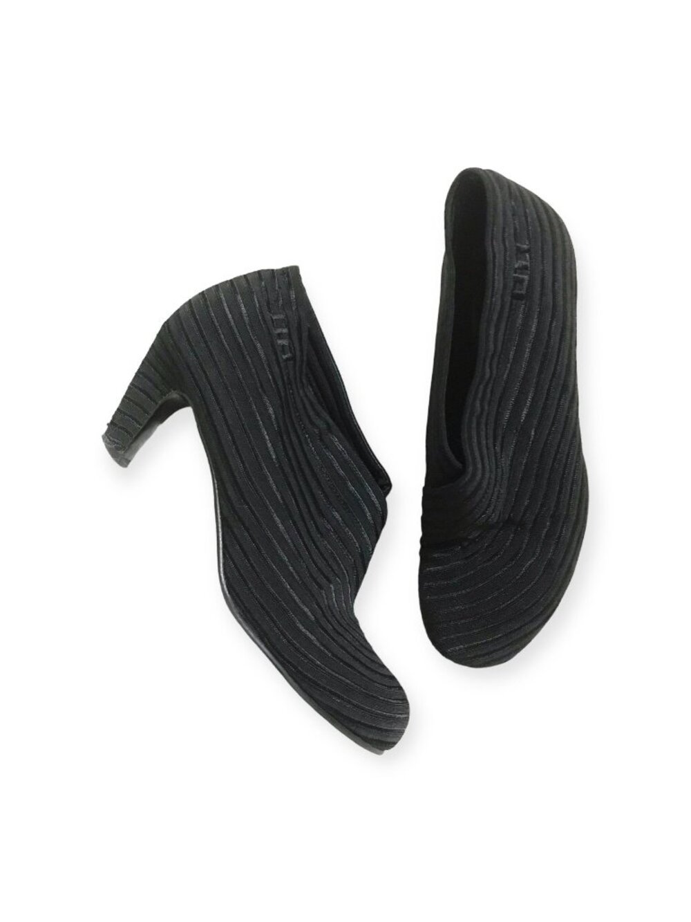 UNITED NUDE FOLD MID BLACK SHOE BOOTIES. Size 36